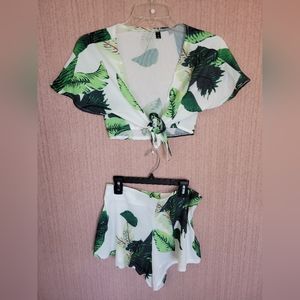 Semi Sheer short set